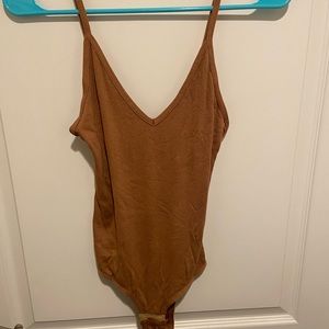 Olivaceous tank bodysuit